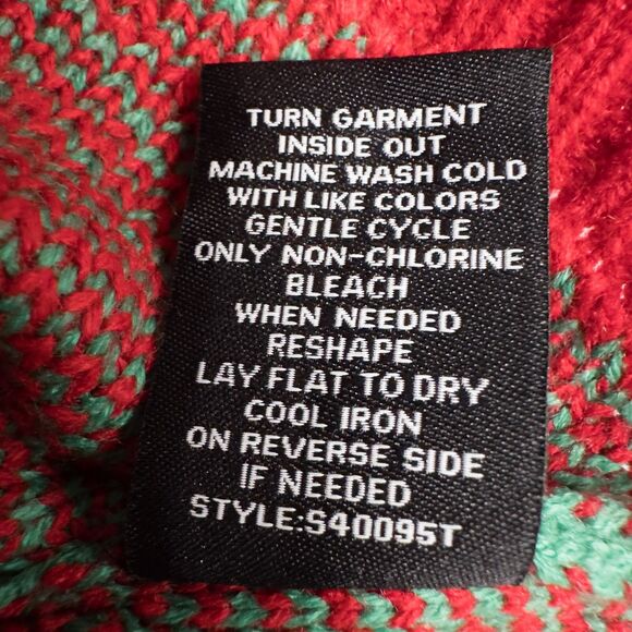 33 Degrees Pug Dog Ugly Christmas Sweater Womens XL Sequins Jingle Bells Holiday - Picture 16 of 16